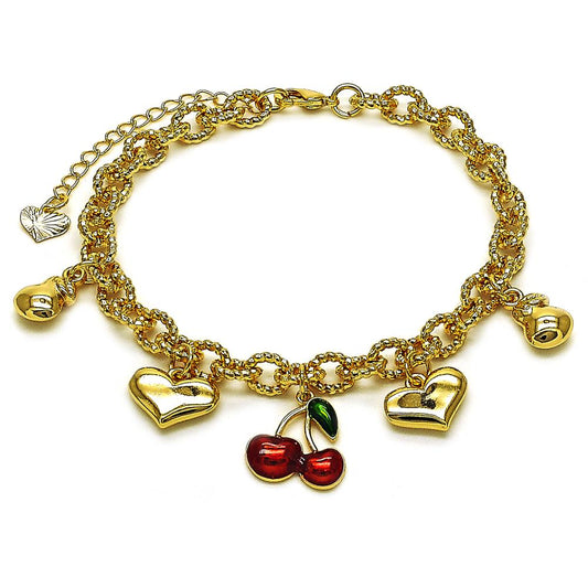 Cherry Charm Bracelet